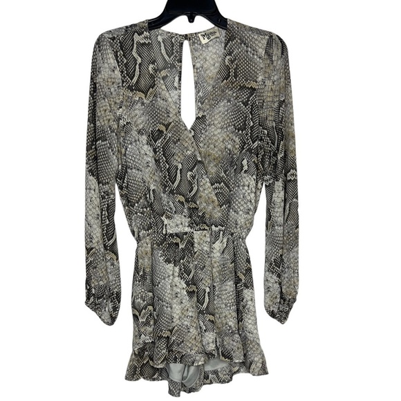 Show Me Your MuMu Rocky Romper in Snake - Picture 3 of 8